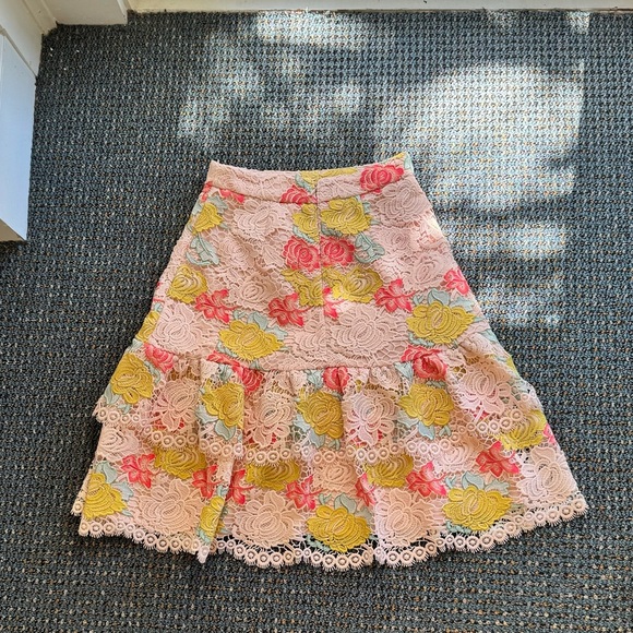 Hutch Floral Embroidered Skirt XXS - Picture 3 of 3